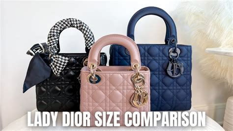 air dior sizing|lady dior mini vs small.